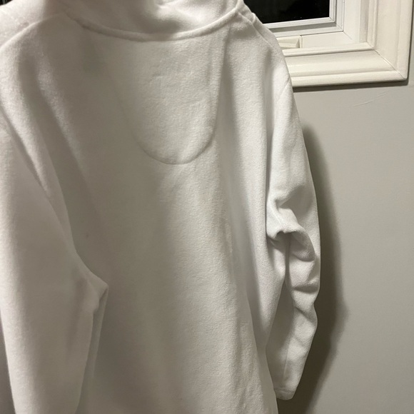 White felt 1/4 zip sweater - Picture 4 of 4